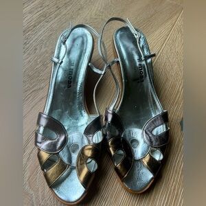 Carolina Moda  Made in Italy wedge sandals size 9